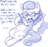 6034731__suggestive_artist-colon-crade_imported+from+ponybooru_silver+spoon_earth+pony_pony_belly_blushing_female_foalcon_fupa_holding+with+hooves_imminent+bell