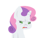 215394__safe_artist-colon-megasweet_sweetie+belle_pony_unicorn_ask+smarty+belle_g4_absurd+resolution_angry_disgusted_female_filly_foal_hooves_horn_lineless_rea