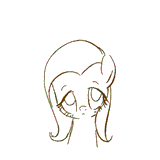 fluttershy headpat