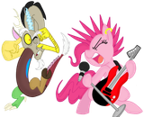 pinkie + discord rocker
