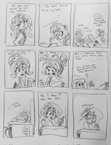 3633776__safe_artist-colon-pony+quarantine_adagio+dazzle_sunset+shimmer_oc_oc-colon-ponyquarantine_human_pony_unicorn_series-colon-pq+funnies_equestria+girls_g4