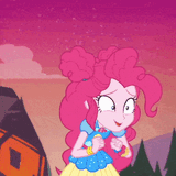 Pinkie when she sees an unattended child