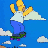 homer skateboard