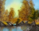 trixie_scenery_resting_sleeping_autumn_render_comfy