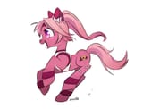 3231052__safe_artist-colon-zzekzzek2_derpibooru+import_earth+pony_pony_anime_crossover_haru+urara_image_jpeg_simple+background_uma+musume+pretty+derby
