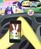 fluttershy driving under the influence of pure love