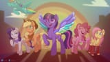2082599__safe_artist-colon-elstiv_applejack_fluttershy_pinkie+pie_rainbow+dash_rarity_twilight+sparkle_rainbow+roadtrip_spoiler-colon-rainbow+roadtrip_