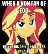 smugger-sunset-shimmer-when-a-non-fan-of-eqg-thinks-his-opinion-matters-at-all