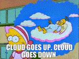 cloud goes up cloud goes down