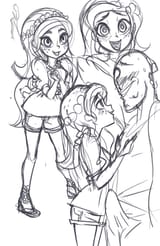 1373756__questionable_artist-colon-paradoxbroken_gloriosa+daisy_oc_oc-colon-anon_human_equestria+girls_g4_my+little+pony+equestria+girls-colon-+legend+of+everfr