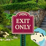 exit only