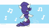 2580370__safe_rarity_solo_pony_unicorn_cute_animated_alternate+version_bipedal_gif_rear+view_dancing_raribetes_music+notes_artist-colon-nekosnicker_d