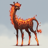 Giraffe , my little pony style, original character, solo, character concept art, s-224996879