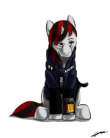311033__safe_artist-colon-gasmaskfox_derpibooru+import_oc_oc-colon-blackjack_unofficial+characters+only_pony_unicorn_fallout+equestria_fallout+equestri