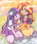 876704__dead+source_safe_artist-colon-jirousan_sunset+shimmer_twilight+sparkle_equestria+girls_g4_my+little+pony+equestria+girls-colon-+rainbow+rocks_barefoot_