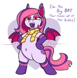 2141374__suggestive_artist-colon-jargon+scott_oc_oc-colon-arrhythmia_oc+only_bat+pony_belly+button_bipedal_clothes_crotch+bulge_electrocardiogram_femal