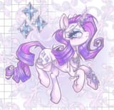 Rarity glammed up