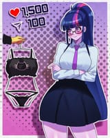 3618437__safe_artist-colon-masterdestroyzj_sci-dash-twi_twilight+sparkle_human_equestria+girls_g4_blushing_boob+window_bra_breasts_busty+sci-dash-twi_cat+keyhol