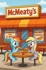 20250707_1956_Ponies at McMeaty&#039;s_simple_compose_01jzkn1e88edf89kf22zr04g91