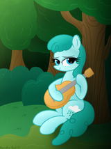 wife with a guitar