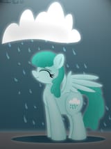 mare likes the rain