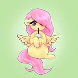 2909686__safe_artist-colon-lilfairyartistt_derpibooru+import_fluttershy_pegasus_pony_drink_drinking_front+view_im