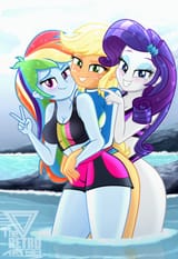 2850735__safe_artist-colon-theretroart88_applejack_rainbow+dash_rarity_human_equestria+girls_equestria+girls+specials_g4_my+little+pony+equestria+girls-colon-+b