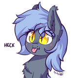 1745992844460241 1688027__safe_artist-colon-dsp2003_oc_oc+only_oc-colon-panne_bat+pony_bat+pony+oc_blep_chest+fluff_cute_cute+little+fangs_ear+fluff_fangs_female_heck_m