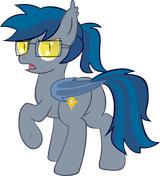 518035__safe_artist-colon-codras_derpibooru+import_oc_oc-colon-mosina_unofficial+characters+only_bat+pony_pony_glasses_plot_solo