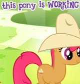 this pony is WORKING