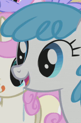 mare drooling