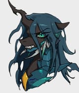 2945024__safe_artist-colon-qhsg3_queen+chrysalis_changeling_changeling+queen_angry_bust_female_solo