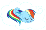 Dash Sleeping Cloud GIF