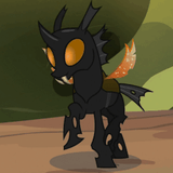 1038195__safe_color+edit_derpibooru+import_edit_edited+screencap_editor-colon-watermelon+changeling_screencap_thorax_changeling_to+where+and+back+again