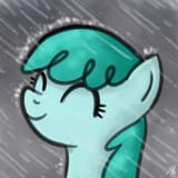 cutie in the rain