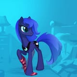 soft luna with a sock