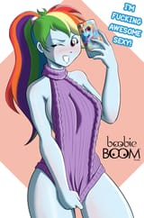 1358131__suggestive_artist-colon-tittoons_rainbow+dash_equestria+girls_adorasexy_backless_breasts_busty+rainbow+dash_clothes_commission_covering_cute_female_one