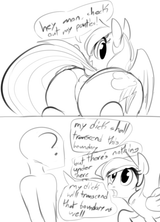 Dash shows anon her panties