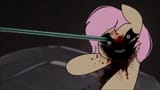 Infested Fluttershy gets piped