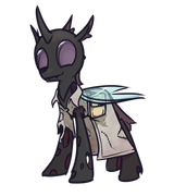 803335__safe_artist-colon-inlucidreverie_oc_oc-colon-busy+buzz_oc+only_changeling_commission_fallout+equestria_simple+background_solo_transparent+backg