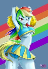 1693040__suggestive_alternate+version_artist-colon-iloota_rainbow+dash_equestria+girls_ass_blushing_boobs+and+butt+pose_breasts_cheerleader_cleavage_cl