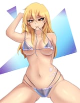 2921423__suggestive_artist-colon-mahina_derpy+hooves_human_g4_arm+behind+head_belly+button_bikini_bikini+bottom_bikini+top_breasts_busty+derpy+hooves_clothes_cu