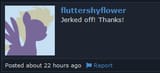 jerked off