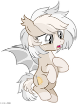 1864002__safe_artist-colon-suramii_oc_oc-colon-cuddy_bat+pony_bat+pony+oc_female_flying_open+mouth_simple+background_socks+(coat+marking)_solo_tran