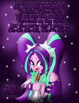 1845600__safe_artist-colon-kova360_aria+blaze_equestria+girls_g4_abstract+background_date_female_high+res_kesha_lyrics_solo_song+reference_text_tiktok