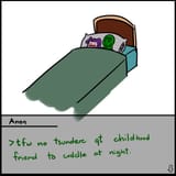 891447__safe_artist-colon-figgot_aria+blaze_oc_oc-colon-anon_equestria+girls_g4_bed_blushing_dazzlequest_duo_feels_female_in+bed_male_tfw+no+gf