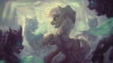 521724__safe_artist-colon-assasinmonkey_applejack_changeling_action+pose_crying_fight_glare_open+mouth_raised+hoof_wallpaper