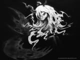 366398__safe_artist-colon-murphylaw4me_bedroom+eyes_black+and+white_changeling_changeling+queen_dark_female_grayscale_monochrome_queen+chrysalis_solo_w