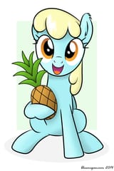 mare with a pineapple