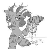 3491400__safe_artist-colon-opalacorn_oc_oc+only_oc-colon-philani_zebra_black+and+white_bust_ear+fluff_ear+piercing_earring_female_grayscale_jewelry_lidded+eyes_